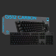 Load image into Gallery viewer, G512 CARBON LIGHTSYNC RGB Mechanical Gaming Keyboard with GX Brown Switches
