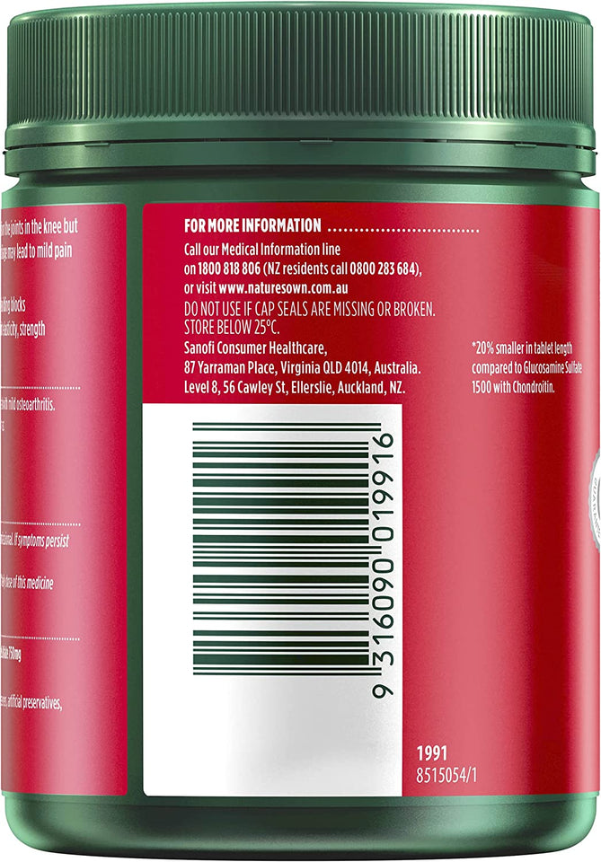 Glucosamine Sulfate and Chondroitin for Joint Health - Relieves Mild Joint Pain and Stiffness Associated with Mild Osteoarthritis, 320 Tablets