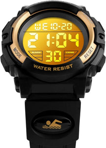 Boys Watch Digital Sports Waterproof Electronic Childrens Kids Watches Alarm Clock 12/24 H Stopwatch Calendar Boy Girl Wristwatch