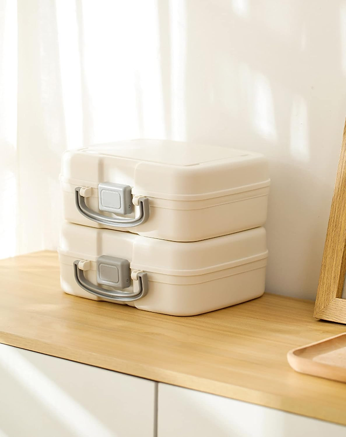 Family Large Capacity Medicine Cabinet, Easy Carry Medicine Case for Home Travel