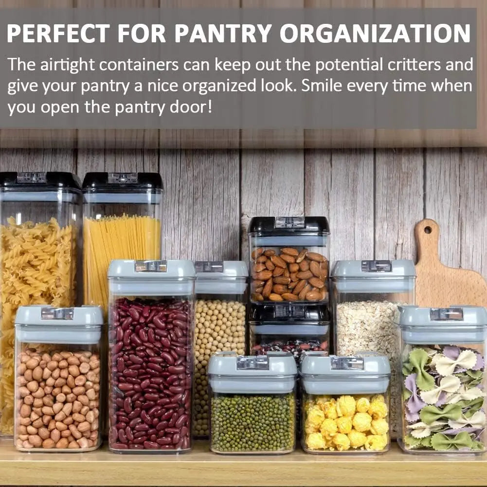 Homes 7 Piece Easy Lock Food Storage Containers (Grey)