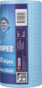 Original Superwipes Blue Perforated Roll (Pack of 100)