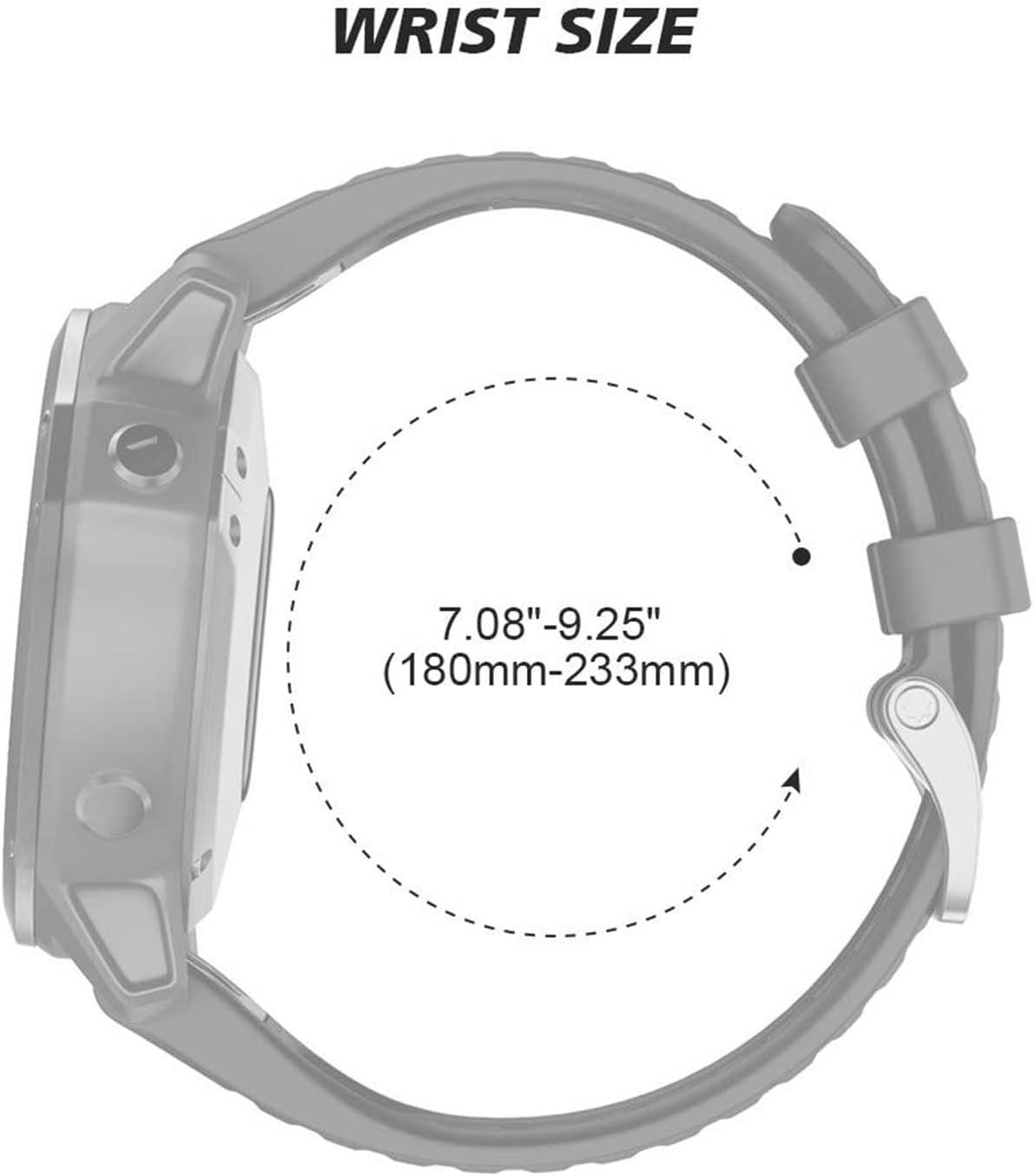 for Garmin Strap 22Mm 26Mm Quickfit Watchbands (Color : White, Size : 22MM)
