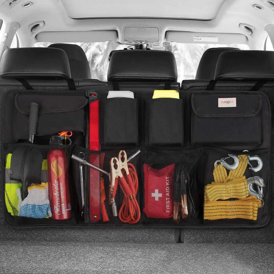 Trunk Organizer Suitable for Car, Super Capacity Hanging Organizer black pattanaustralia