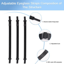 Load image into Gallery viewer, Adjustable Glasses Strap, Comfort Eyeglass Holder Sunglass Strap for Women Men Kids, Unisex Eye Glasses String Strap - 3 Pack
