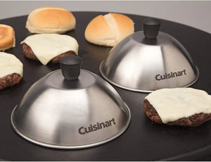 Cuisinart Stainless Steel Burger, Sandwich Melting Dome 6", 2-Pack Pattan Australia