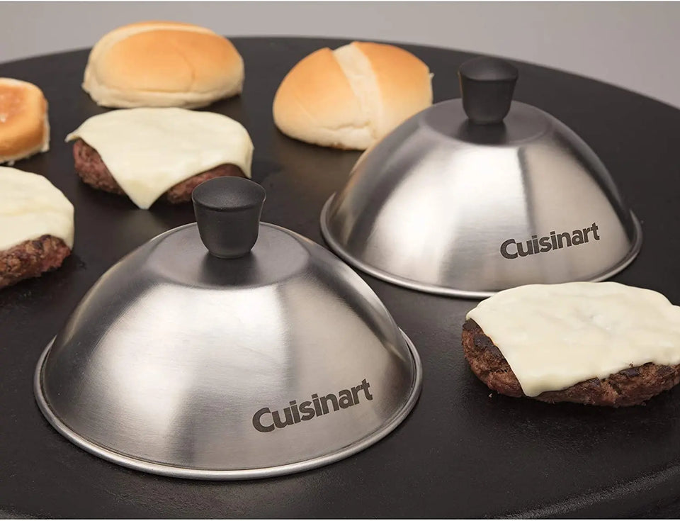 Cuisinart Stainless Steel Burger, Sandwich Melting Dome 6", 2-Pack Pattan Australia