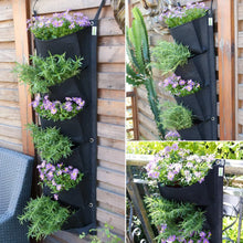Load image into Gallery viewer, Vertical Wall Garden Planter with 6 Pockets  Growth Design, Large Space, Waterproof, Breathable Use for Hanging herb for Courtyard, Office, Home
