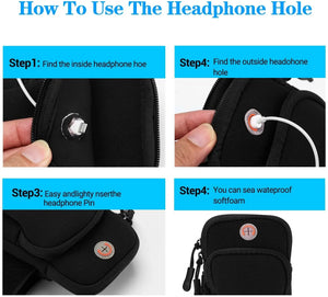 Cell Phone Armband Case for iPhone 11, 11 Pro, 11 Pro Max, X, Xs, Xs Max, Xr, 8, 7, 6, Plus Sizes, Galaxy S10, S9, S8, S7, pattanaustralia