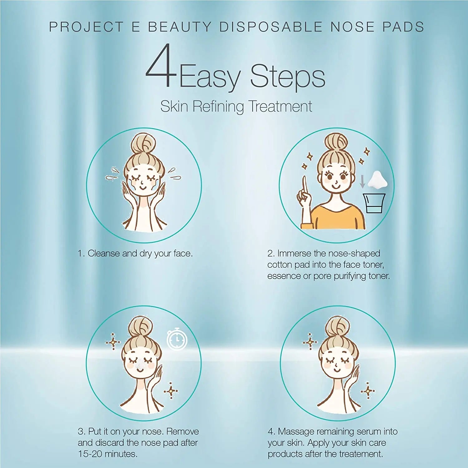 Project E Beauty 100PCS Disposable, Non-woven cotton Natural Spa Skin Care Pattan Australia