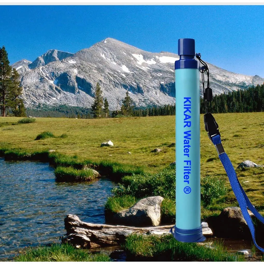 KIKAR Outdoor Water Filter Hollow Fiber Water Purifier Perfect for Backpacker, Camper, Hiker or for Emergencies pattanaustralia