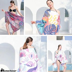 Meteor Quick Dry Beach Towel - Sand Free, Microfiber, Lightweight, Fast Absorbent Pattan Australia