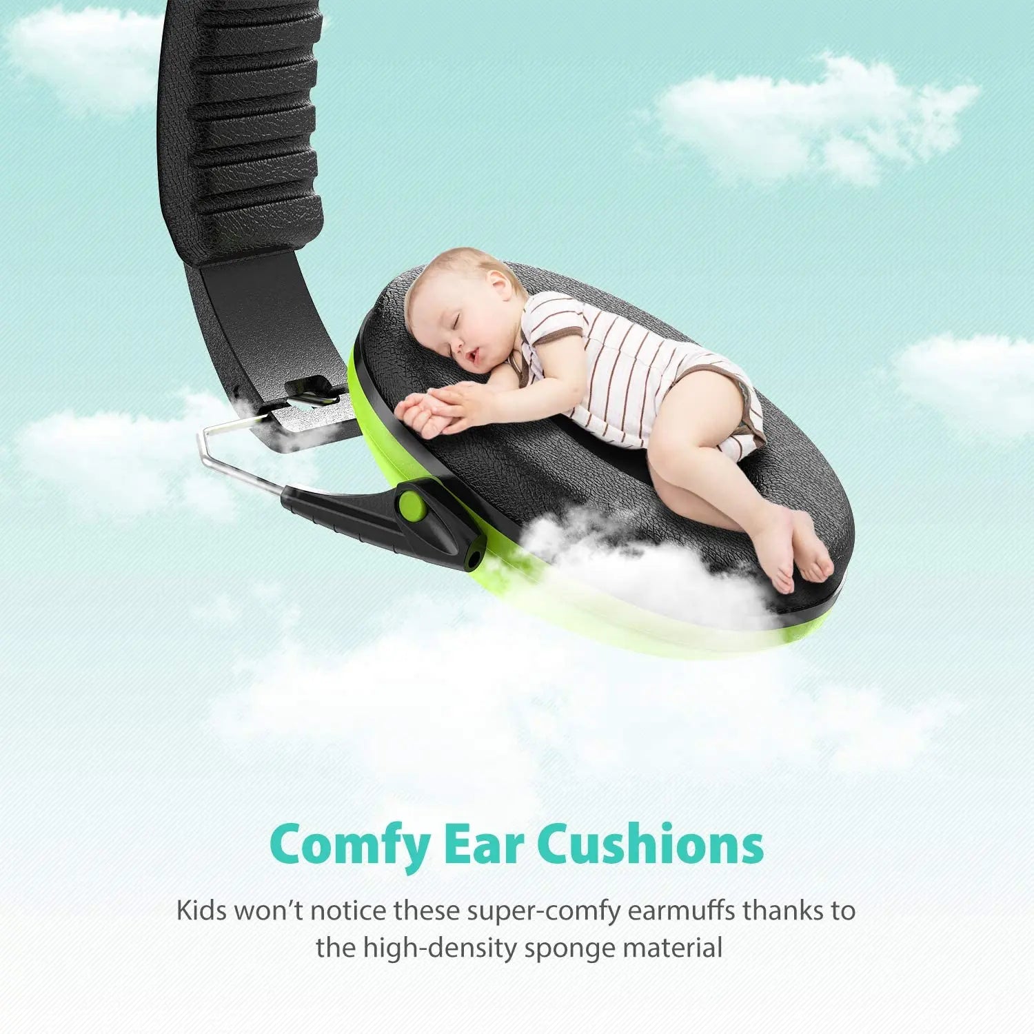 Noise Blocking, Adjustable, protective Children Ear muffs Pattan Australia