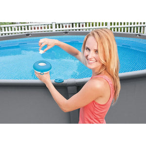 Intex Floating Chemical Dispenser, 12.7 cm White Pattan Australia