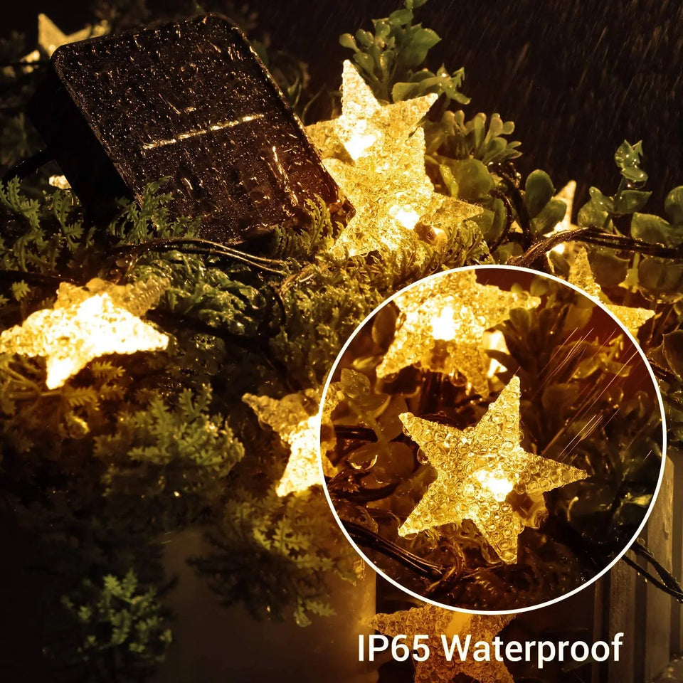 Star Solar String Light Outdoor, 18M/59ft, 110 LED Solar and USB Powered, 8 Decorative Modes Pattan Australia