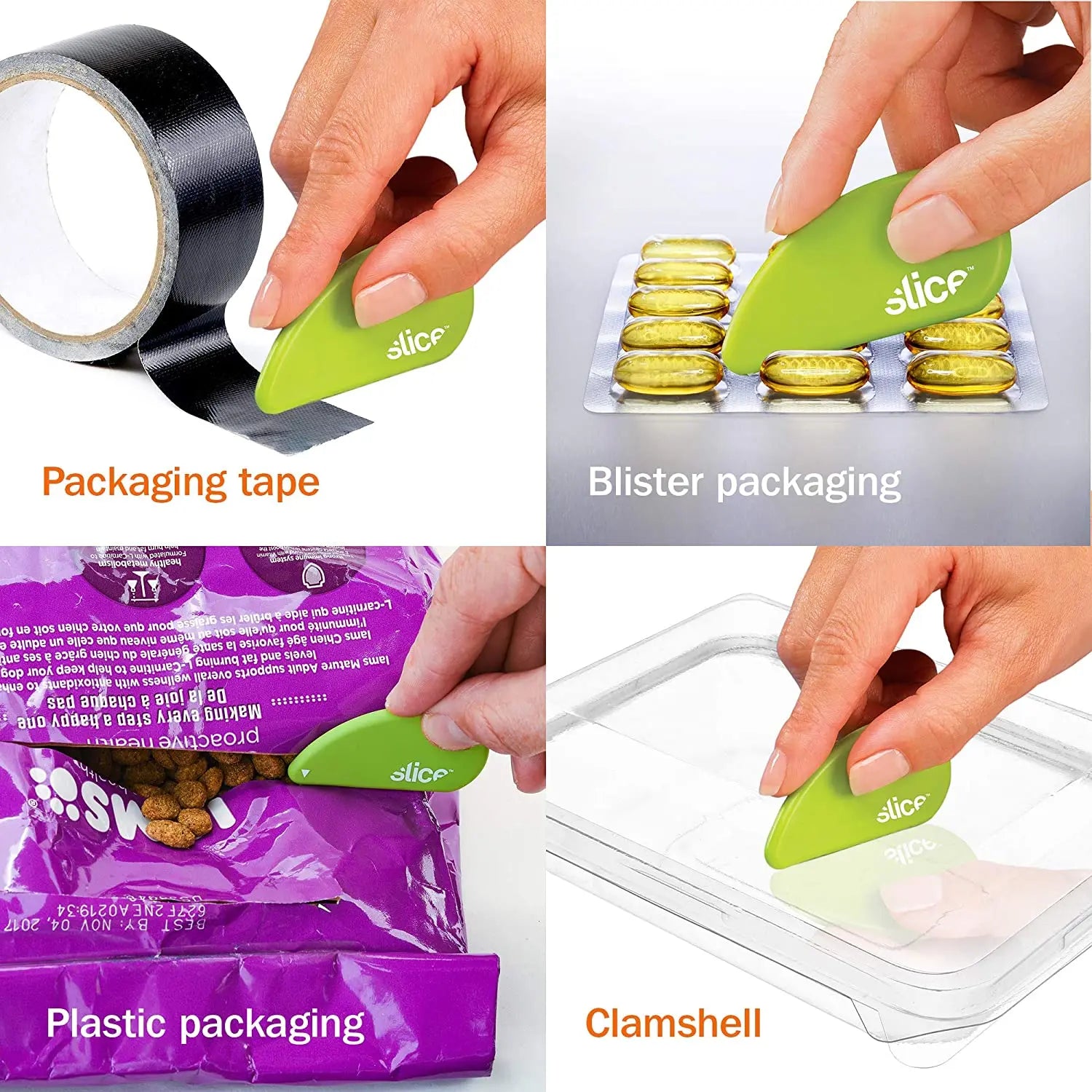 Safety Cutter Blister Pack, Green Pattan Australia