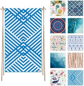 Meteor Quick Dry Beach Towel - Sand Free, Microfiber, Lightweight, Fast Absorbent Pattan Australia