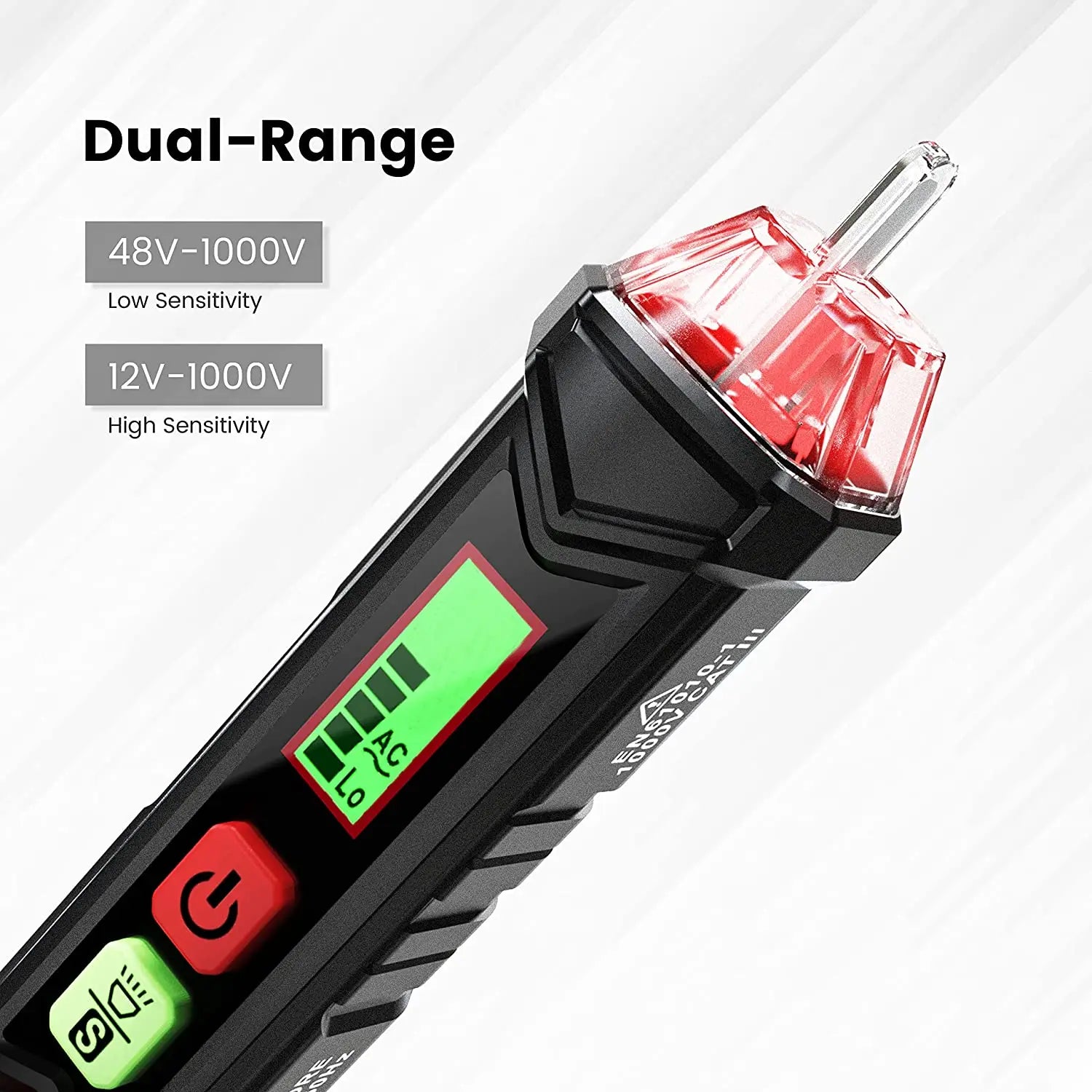KAIWEETS HT100 Non Contact Voltage Tester AC Electricity Detect Pen 12V-1000V/48V-1000V Pattan Australia