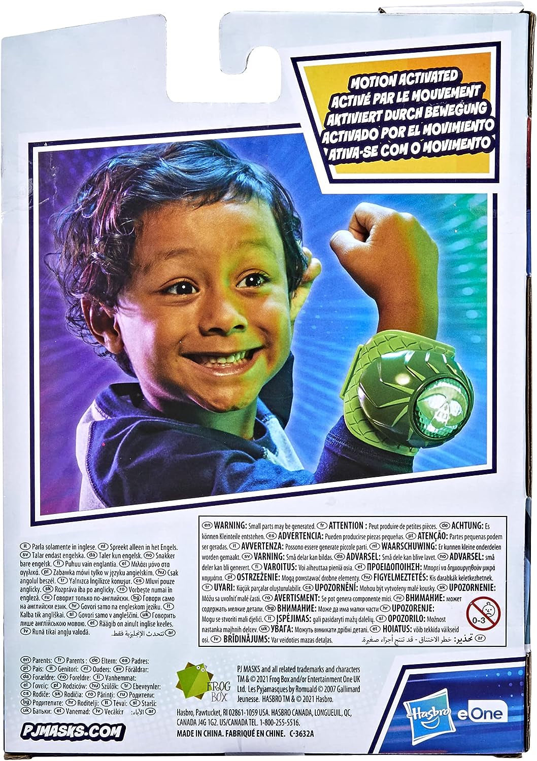 PJ Masks Gekko Power Wristband Preschool Toy, Costume Wearable with Lights and Sounds for Kids Ages 3 and Up