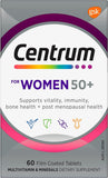 for Women 50+, Multivitamin with Vitamins & Minerals to Support Vitality, Immunity, Bone Health & Post Menopausal Health, 60 Tablets