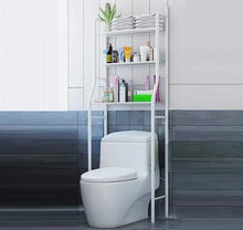 Load image into Gallery viewer, 3 Shelf Bathroom Space Saver, over the Toilet Rack, Bathroom Corner Stand Storage Organizer Accessories,The Washing Machine,Bathroom Tower Shelf
