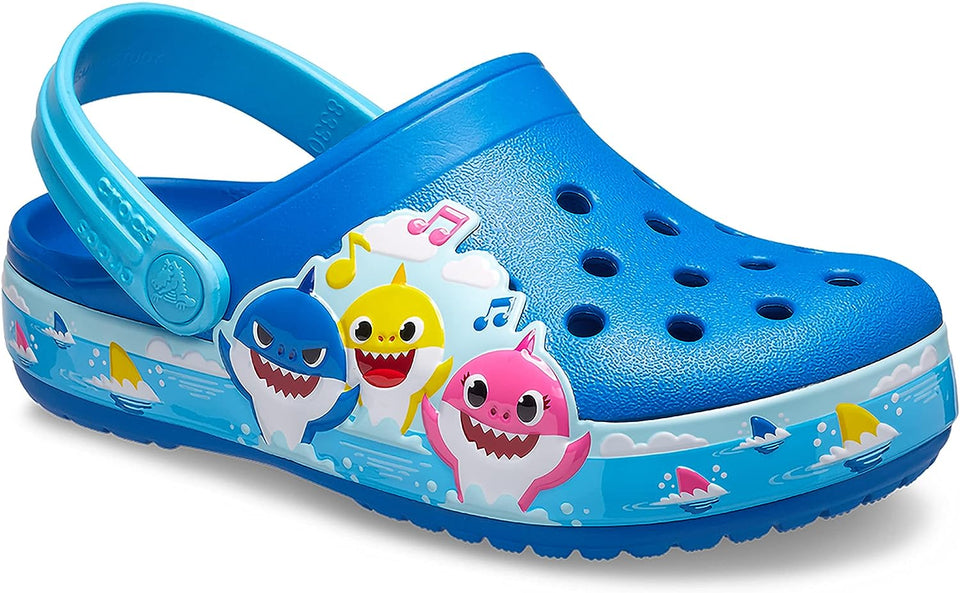 Unisex-Child Kids' Baby Shark Band Clog