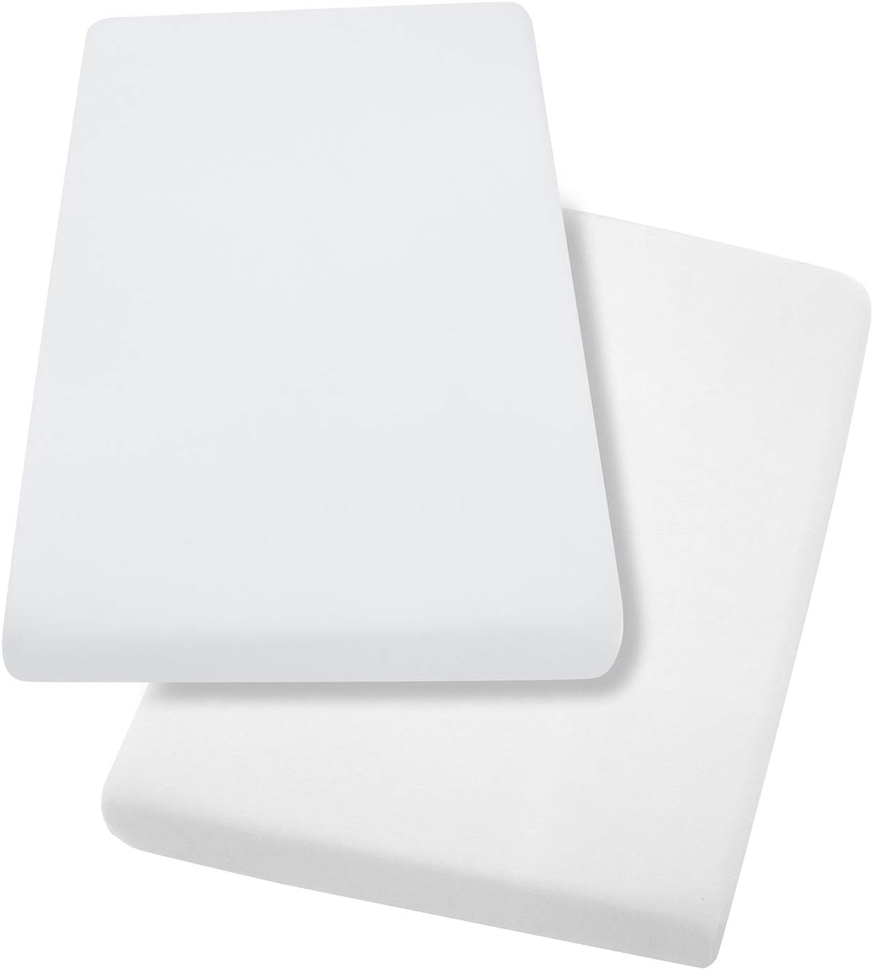 Waterproof Mattress Protector, Cotton Fitted Sheet for Small Double Bed - White 120X190X30 Cm