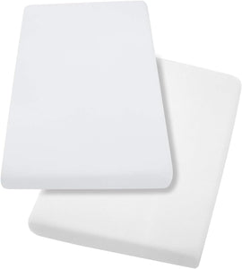 Waterproof Mattress Protector, Cotton Fitted Sheet for Small Double Bed - White 120X190X30 Cm