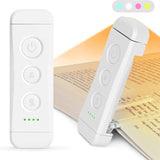 USB Rechargeable Book Light for Reading in Bed, Portable Clip-On LED Reading Light, 3 Amber Colors & 5 Brightness Dimmable, Compact & Long Lasting, Perfect for Book Lovers, Kids…