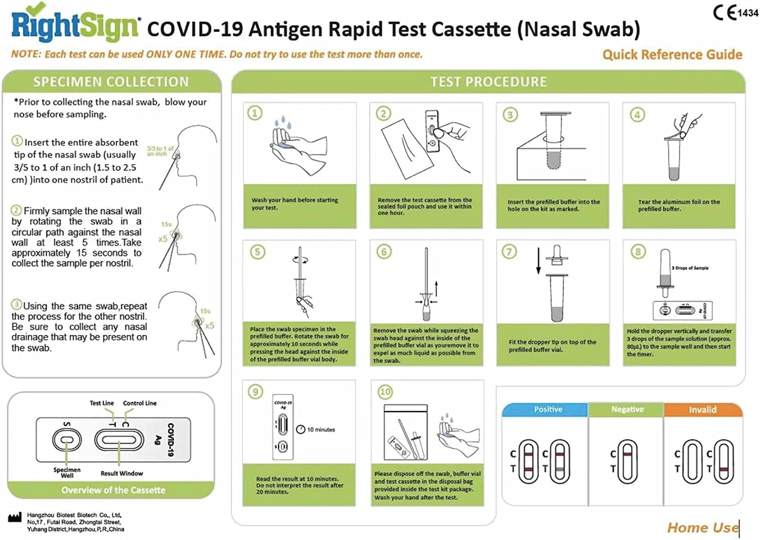 COVID-19 Rapid Antigen Test (Nasal Swab) - 5 Pack