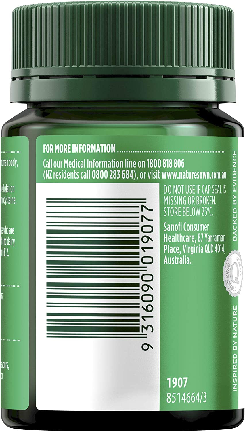 Activated Methyl B12 1000Mcg with Vitamin B for Energy - 60 Mini Tablets