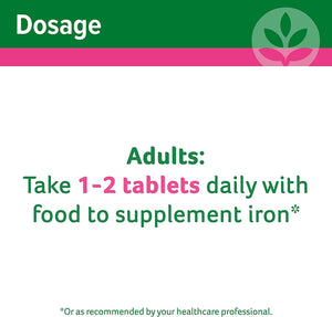 Iron plus Tablets for Women'S Health - Relieves Fatigue and Tiredness - Supports Energy Levels, 80 Pack