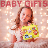 Kids Crossbody Bag Mini Cartoon Shoulder Bag Kids Tide Satchel for Girls Boys,Eva Material No Fade No Smell with Adjustable Strap Replaceable Decoration, Kids(Yellow)