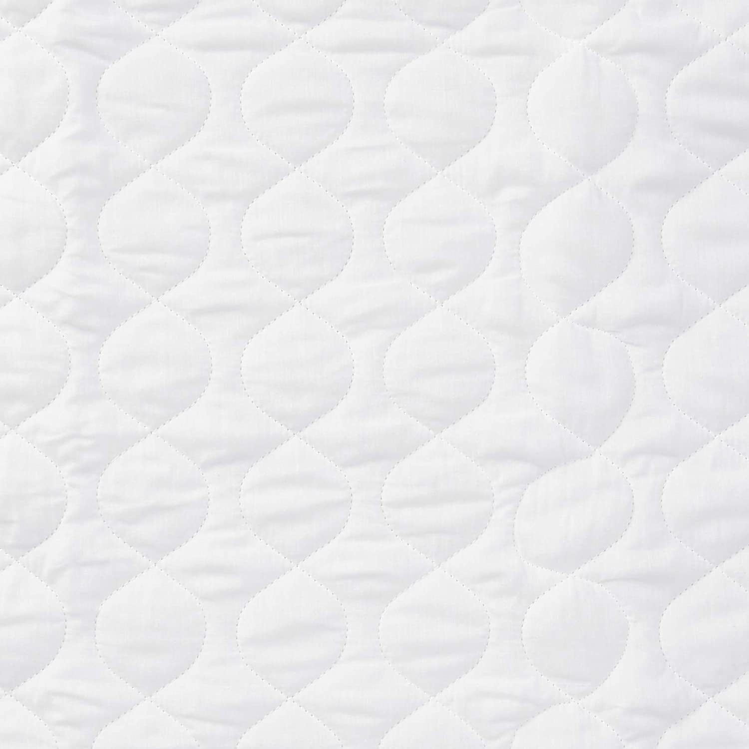44" X 52" Skid Resistant Waterproof Sheet and Mattress Protector Pad-Highly Absorbent-Machine Washable-Quilted, White