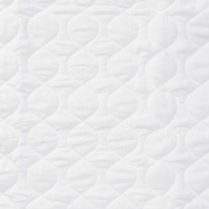 44" X 52" Skid Resistant Waterproof Sheet and Mattress Protector Pad-Highly Absorbent-Machine Washable-Quilted, White