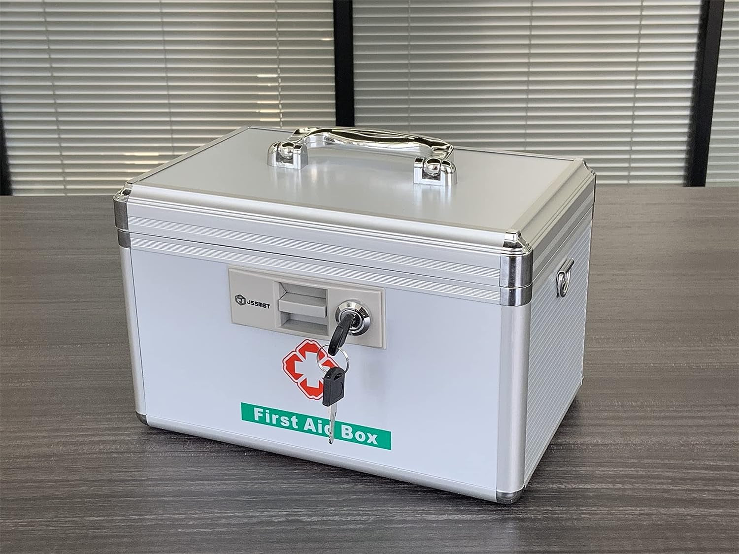 Locking Medicine Box - New Version Medical Box with Drugs Storage for Home Use, 11.4 X 8.1 X7.4 Inches, New(Mc14020)