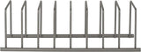 Alloy Steel Euro Kitchen Organizer for Plates, Cutting Boards, Bakeware Cooling Racks, Pots & Pans, Serving Trays, Reusable Containers, and Lids, Industrial Gray