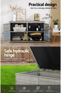 Outdoor Storage Cabinet Box Grey