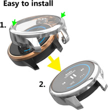 Load image into Gallery viewer, Plating Protective Case for Garmin Venu 2 / 2S Protector Frame Cover Soft TPU Shell for Garmin Vivoactive 4S / 4 Smartwatch Case
