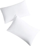 - Pair of Standard Pillowcases, 1000TC Ultra Soft Microfiber (White, Standard Size 48X74 Cm)
