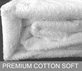 Cotton Waterproof Mattress Protector Baby Cot Fully Fitted Cotton Terry Towelling Mattress Protector Hypoallergenic and anti Dust Mite TPU Layer (Cot Size)