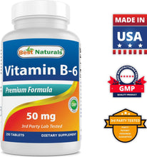 Load image into Gallery viewer, Vitamin B6 50 Mg 250 Tablets (250 Count (Pack of 2))
