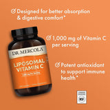 Liposomal Vitamin C 1,000Mg per Serving - - 90 Servings - Antioxidant Supplement with Higher Bioavailability Potential & Immune System Support 180 Capsules 1 Bottle