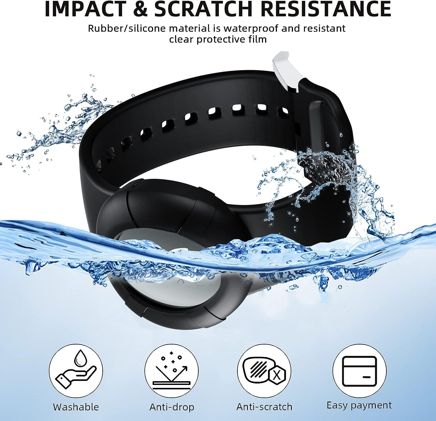 Bracelet for Princess Cruise Medallion Holder, Silicone Watch Band Compatible with Carnival Ocean Medallion, Adjustable Strap for Women Girls Kids Children