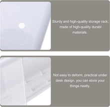 Load image into Gallery viewer, Self Adhesive under Desk Drawer Slide Out Drawer under Mount Desk Drawer Office Organizer Storage Drawers White
