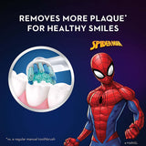 Stages Kids Spiderman 3+ Years Toothbrush Brush Heads 2 Count
