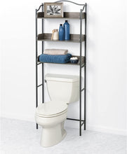 Load image into Gallery viewer, 3-Tier Over-The-Toilet Bathroom, Driftwood Gray/Pewter Spacesavers
