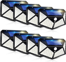 Load image into Gallery viewer, Solar Garden Light, 800LED Solar Lights Outdoor (8-Pack) Motion Solar Sensor Lights, Security Wireless IP65 Waterproof Solar Lamp Powered for Garden Fence Patio Garage Deck
