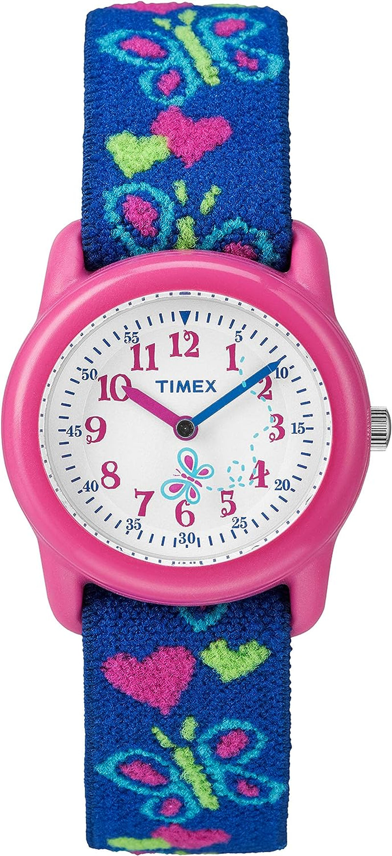 Girls Time Machines Analog Elastic Fabric Strap Watch