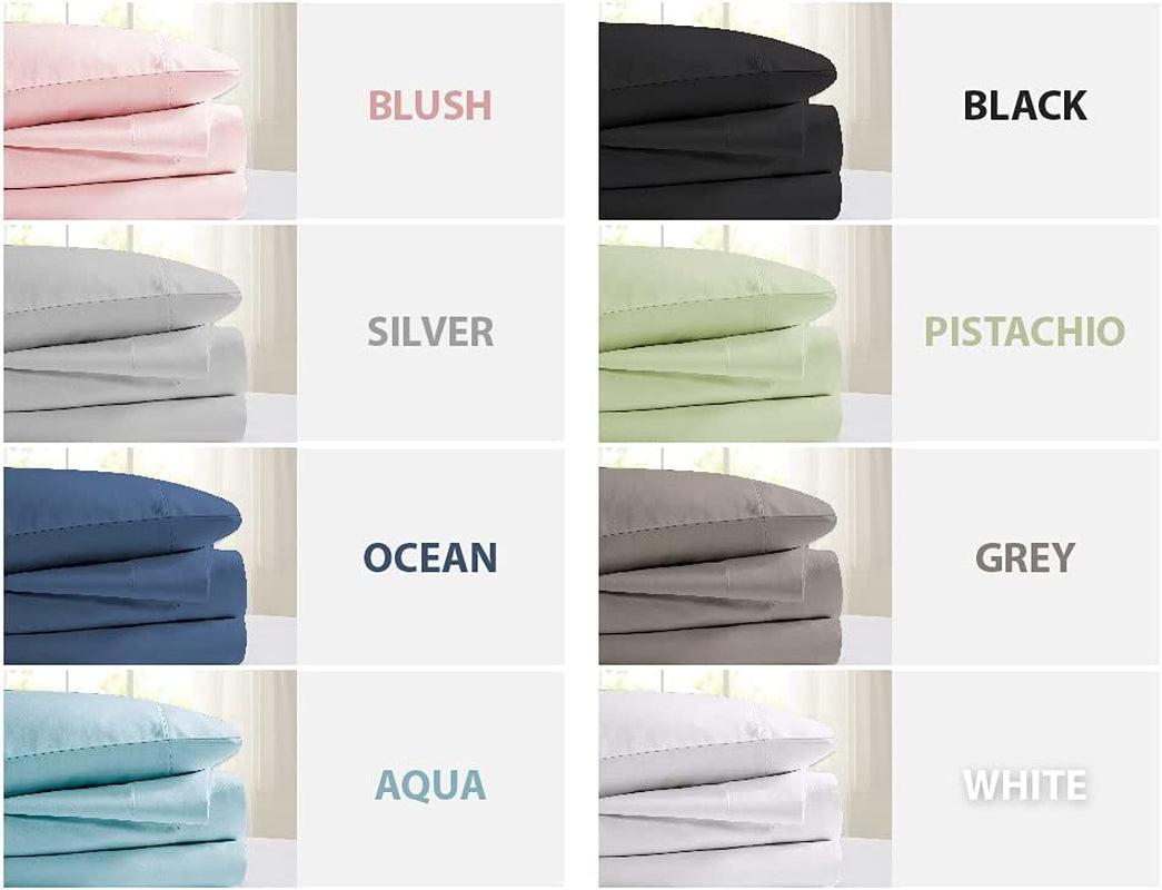 2000TC Cooling Bamboo Sheet Set, King, Grey